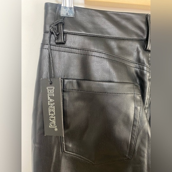 [BlankNYC] The Baxter‎ Ribcage straight Leg Faux Leather Size 27 - Picture 6 of 12